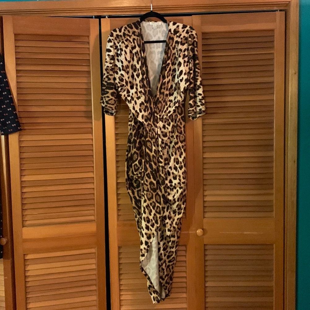 Leopard print dress